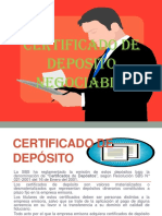 Certificado de Deposito Negociable