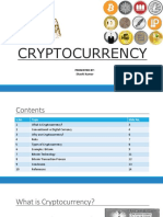 Cryptocurrency: Presented By: Shashi Kumar