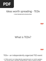 Ideas Worth Spreading - TEDx