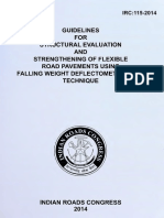 IRC 115 2014 Falling Weight Deflectometer PDF