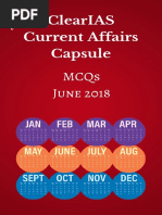 Clearias Current Affairs Capsule June 2018