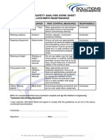 Job Safety Manual Form Example