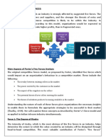 Main Aspects of Porter's Five Forces Analysis