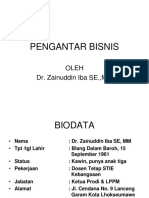 Pola Kegiatan Dunia Bisnis Satu Gambaran Umum