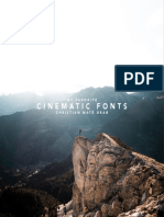 Cinematic Fonts: My Favorite Christian Maté Grab