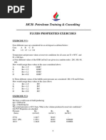 MCH-Fluids Properties Excercises