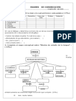 Examen - Gramatica - 2-4to-Secundaria