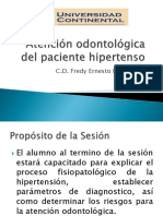 Atención Odontológica Del Paciente Hipertenso