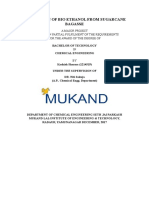 Production of Bio Ethanol From Sugarcane Bagasse