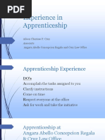 ATENEO - Apprenticeship Experience