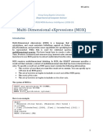 Multi-Dimensional Expressions (MDX) : Hong Kong Baptist University