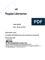 Laporan Saekan Geoteknik 3 Sampel