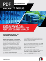 Project Focus - Wiit Datacenter Milano