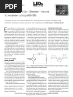 LEDs Magazine Understand Triac Dimmer Issues Article