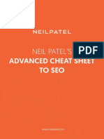 Neil Patels Advanced Cheatsheet To SEO PDF