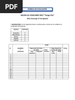 Rúbrica de Evaluación