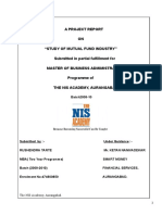 Study of Mutual Funds Industry