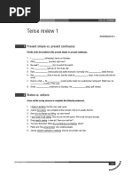 Tense Review 1: Present Simple vs. Present Continuous