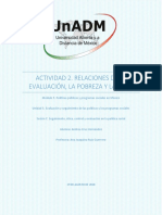 Actividad 2. Relaciones de La Evaluación, La Pobreza Y La Ética