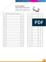 Comparar y Ordenar Numeros Hasta El 10