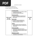 Esquema de Actividad Diaria