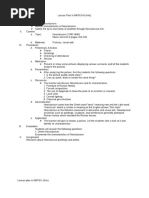 Lesson Plan in MAPEH 9