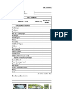 Inova Inspection Sheet