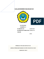 Makalah Resiko Hazard K3