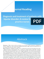 Journal Reading: Diagnosis and Treatment of Patients With Bipolar Disorder: A Review For Advanced Practice Nurses