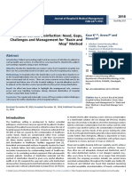 Hospital Surface Disinfection: Need, Gaps, Challenges and Management For "Basin and Mop" Method