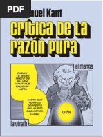 Kant, Immanuel - Critica de La Razon Pura-El Manga PDF