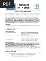 TDS Drag Cable Lubricant