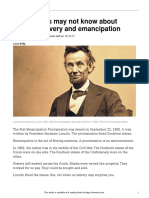 5 Things You May Not Know About Lincoln Slavery and Emancipation 610l