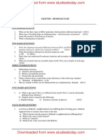 Chapter - Biomolecules: One Mark Questions