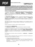 09 Procedimiento para La Liquidación Final de Zafra