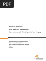 Improve Internal Audit Methodology