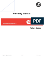 Warranty Manual: Failure Codes