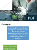 Abdomen Agudo Quirúrgico.