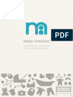 Baby Checklist PDF