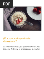 Proyecto - ¿Por Qué Es Importante Desayunar - PDF