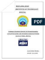 BHEL TRAINING REPORT Transformer-2 PDF