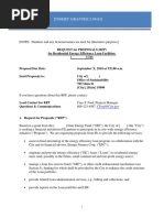 Financial Institution RFP Template