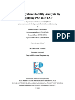 Power System Stability Analysis by Applying PSS in ETAP