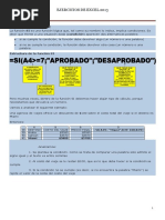 Ejercicios Funciones Logicas Si y o Anidadas 2019