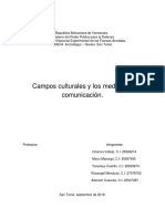 Cargos Culturales Y Medios de Comunicacion