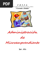 Cartilla Administracion de Microemprendimientos