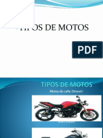 Tipo de Motos y Herramientas