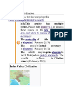 Indus Valley Civilisation