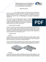 Pallets. Contenedores. Inventarios. Almacenes