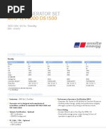 MTU 12V4000 DS1500: Diesel Generator Set